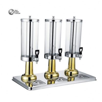 China restaurant & Eco - Friendly 4 Tank Hotel Juice Dispenser Machine Covering Party Use for sale