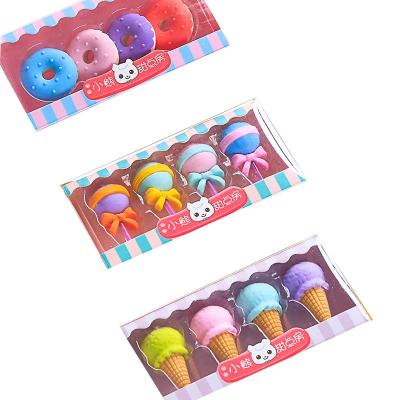 China Environmentally Friendly Fashion Square Eraser Top Stationery Kawaii Gomas for sale