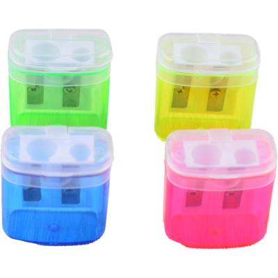 China Cute Plastic Fancy Pencil Sharpener Student Limited Plastic Cardboard Pencil Sharpener School Office for sale