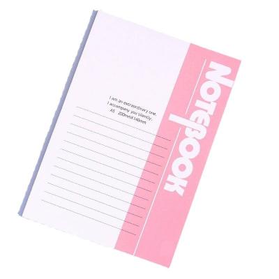 China Printed notebook 32k soft student writing book a5 two yuan store accounting notebook ce office supplies wholesale for sale