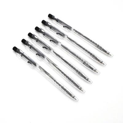 China office & Tip Pen Plastic Writing Pen Press Stationery Black Ballpoint Pen Simple School for sale