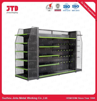 China Pharmacy Supermarket Gondola Shelving Steel Q235 Light Duty for sale