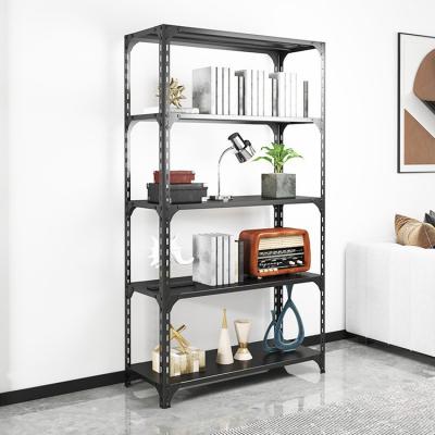 China Zinc Plated Boltless Metal Warehouse Rack Metal Frame Steel Boltless Racking Shelves for sale