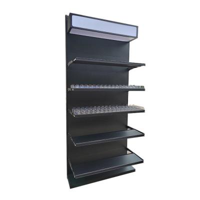 China Gondola Convenience Store Shelf Heavy Duty Supermarket Metallic Shelves Display Racks OEM for sale