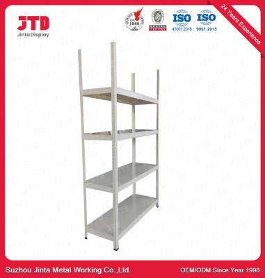 China 450mm 1200mm Boltless Metal Shelving ODM 4 Tier Industrial Shelf for sale