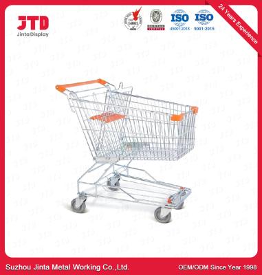 China Chrome Plate Trolley 100 Liter ISO9001 In Convenience Store Grocery for sale