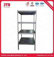 China 100kg Per Layer Boltless Metal Rack 0.9m Powder Coated Steel Shelving for sale