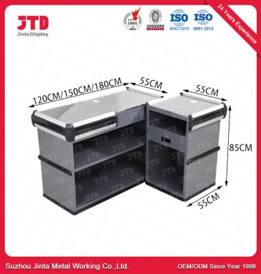 중국 컨베이어 벨트 없는 금속 슈퍼마켓 체크아웃하는 카운터 판매용