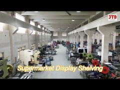 customized supermarket display shelving with strong structure and load capacity