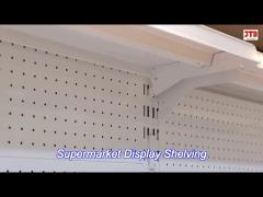 cold rolled steel supermarket display shelving for customized display needs