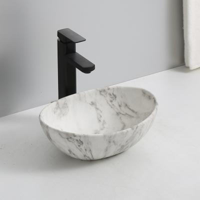 China Modern High Quality Ceramic Sanitary Ware Table Top Wash Basin Bathroom Western Ceramic Sinks for sale