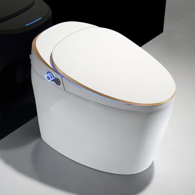 China Wholesale Ceramic Sanitary Bowl Sanitary Electric Smart Bthroom Toilet One Piece Automatic Operation Smart Toilet for Hotel for sale