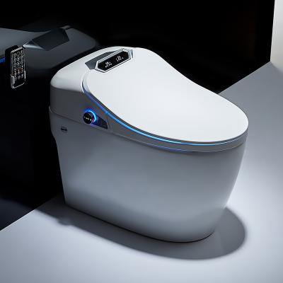 China 110V/220V Automatic Operation 110V/220V Bathroom Wc Siphonic Smart Toilet Electronic Ceramic Sanitary Bidet Smart Electric Bidet Smart Toilet for sale