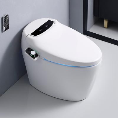 China 110V/220V Automatic Operation 110V/220V Bathroom Bidet WC Single Piece Automatic Ceramic Electric Toilet Smart Smart Toilet for sale