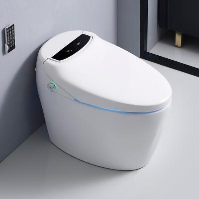 China Wholesale Modern Wc Sanitary Smart Ceramic One Piece Toilet Bidet Auto Operation Electric Smart Toilet for sale