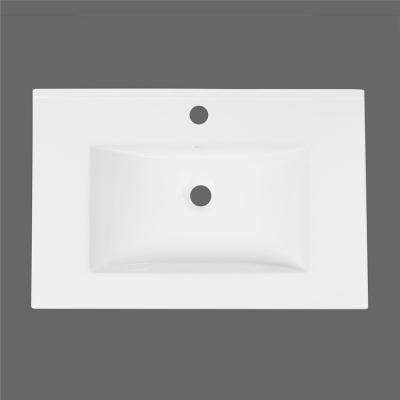 China Factory Sale Modern Under Counter Basin Rectangular Ceramic Bathroom Wash Basin Bowl Undermounted Modern Bathroom Sinks for sale