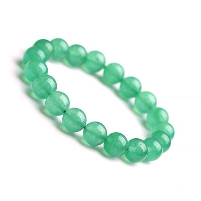 China Wholesale FASHIONABLE Natural Green Aventurine Bracelet 8-10mm Gemstone Beads Bracelet For Women for sale