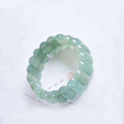 China Wholesale CLASSIC natural green cuff bracelet natural green stone bead bracelet bracelet quartz aventurine fashion elastic bracelet for sale