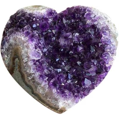 China Europe Amethyst Group Feng Shui Decoration Crystals Healing Lucky Stones Amethyst Geode Drusy for Home for sale