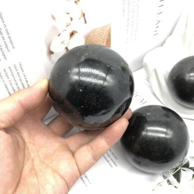 China Black Tourmaline Crystal Healing Stones Europe Healing Sphere Stones Wholesale Crystals For Sale for sale