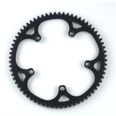 China Easy Maintenance Belt Drive e Bike Bicycle Parts Front Chain Ring Wheel Sprocket 80/110/130 Tooth BCD For Belt Drive e Bikes Bicycles for sale