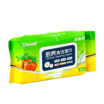 China Restaurant cleaning hand cleaning wet rags hand wipes wet baby rags for sale