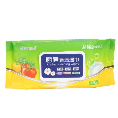 China China Real Clean Kitchen Glasses Cleaning Manufacturer Grease and Stain Damp Cloths for sale