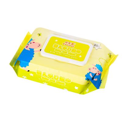 China OEM / ODM Odorless Cleaning Mouth And Hands 72ct Baby Wet Wipes With Aloe VeraOEM / ODM for sale