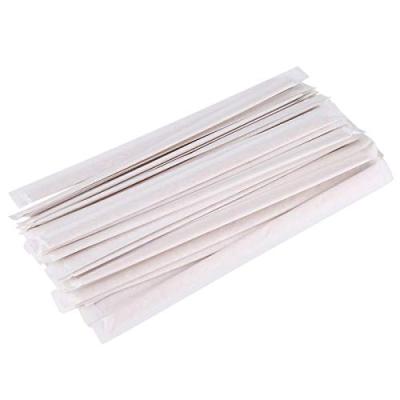 China Wholesale Disposable Coffee Paper Wooden Wrappe Individual Coffee Agitator Disposable Wooden Stirrers for sale