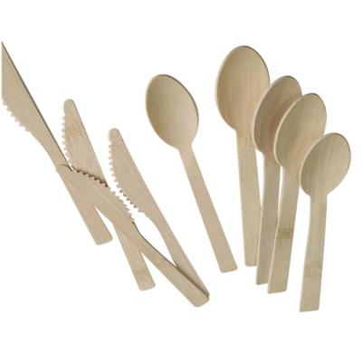 China Wholesale Reusable Disposable Bamboo Utensils Set Travel Bamboo Flatware Travel Flatware Bamboo Cutlery Set for sale