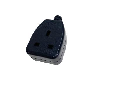 China Commercial British BS1363 3pin electrical power female socket for extension cable use 13A UK plug for sale