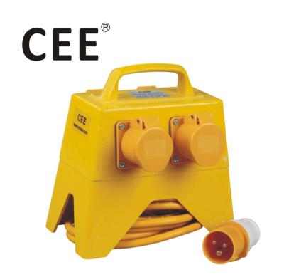 China CEE-1014-4 Industrial Multi-Outlet Portable Outdoor Electrical Distribution Socket Box for sale