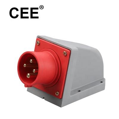 China 4 pin industrial ECO industrial waterproof electrical socket and outlet 380v 16a ip68 socket outlet for sale