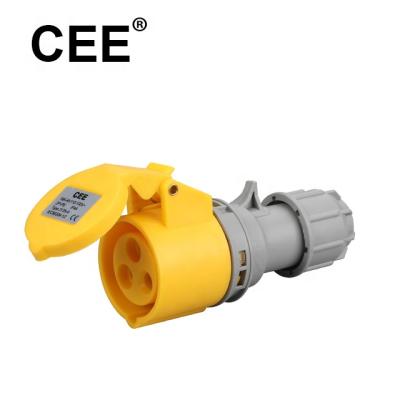 China ECO IEC60309 32A UK Female Socket 3 Pin Plug 110V Industrial Plugs And Sockets for sale