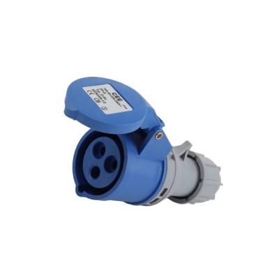 China ECO IEC60309 Female Industrial Plug Socket 2p+t 32amps Industrial Connector 220v for sale