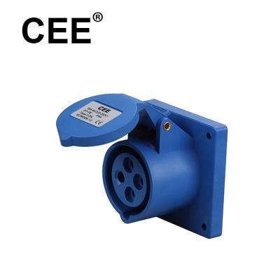 China ECO Industrial Bollard 380v 16a 32a 4 3 Phase Plug Male Female Plug for sale