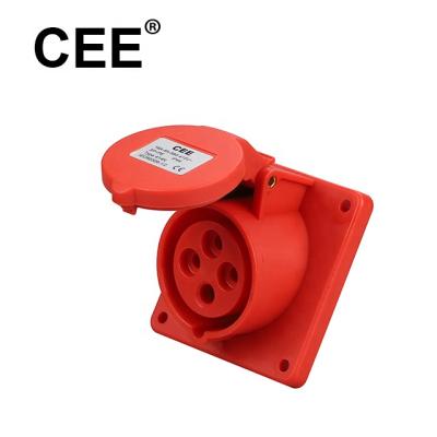 China ECO Industrial Bollard 380v 16a 32a 4 3 Phase Plug Male Female Plug for sale