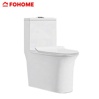 China One Piece Ceramic Sanitary Ware Modern Porcelain Rimless Siphonic Toilet Bowl for sale