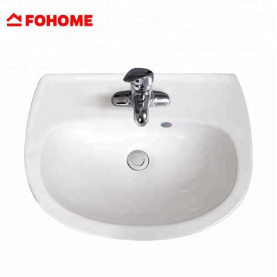 China Durable Heart Style Bathroom Wall Hung Small Basin Wash Basin for sale