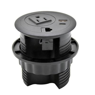 中国 Commercial kitchen hidden desk table usb charger socket power grommet 販売のため