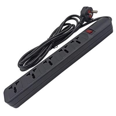 China 5 Ways Residential / General Purpose Universal AC Power Outlet 10a Power Strip Coverage for sale