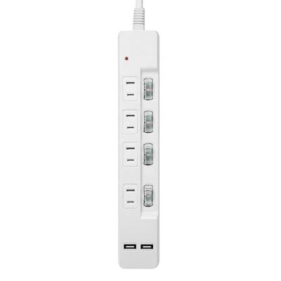 China Convenient Safety Japan Power Extension Socket USB Strip With USB Port for sale