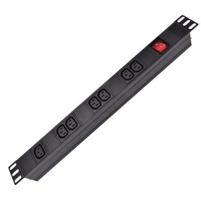 China PDU 36 type c13 rack power distribution aluminum alloy 6way PDU unit for sale