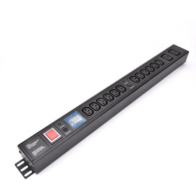 Cina Easy Installation IEC C13*6+C19*2 Power Strip PDU Socket With 16A Overload Protection in vendita