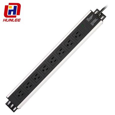 Chine Aluminum Alloy America PDU 8 Way Furniture Power Distribution Unit à vendre