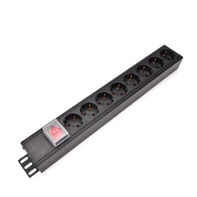 China German Aluminum Alloy Socket PDU 8 Way Cabinet Power Distribution Units for sale