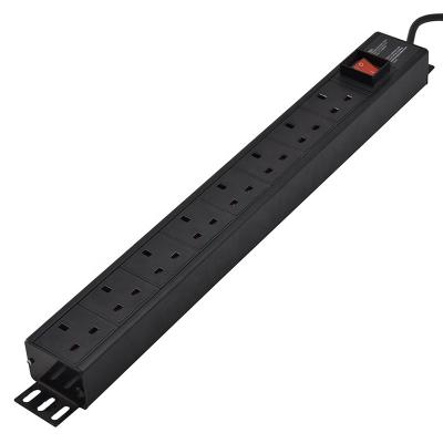 China Aluminum Alloy PDU Power Distribution Unit Easy Rack Type 8 Outlets For Data Cabinet zu verkaufen