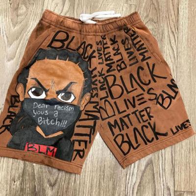 China Breathable 2022 High Waist Casual Women Shorts Street Wear NK Cotton Cartoon Men Shorts for sale