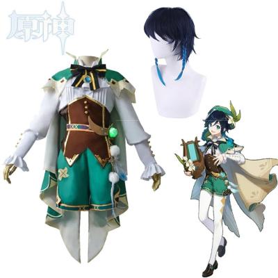 China Polyester Venti Costume Game Genshin Perform Anime Cosplay Props for sale