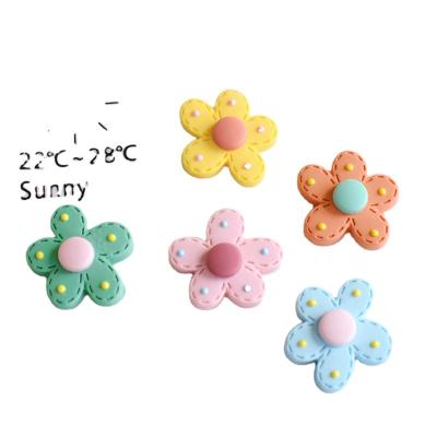 China Resin jewelry accessories small flower diy jewelry accessory hair accessories irregular cool mobile phone case 5 colors for sale